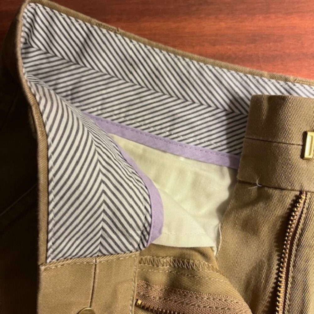 J. Crew Women's Khaki Chino Shorts, Size 00, New Without Tags - Picture 2 of 4